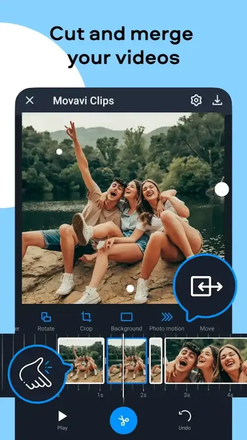 Movavi Clips ภาพหน้าจอ 2