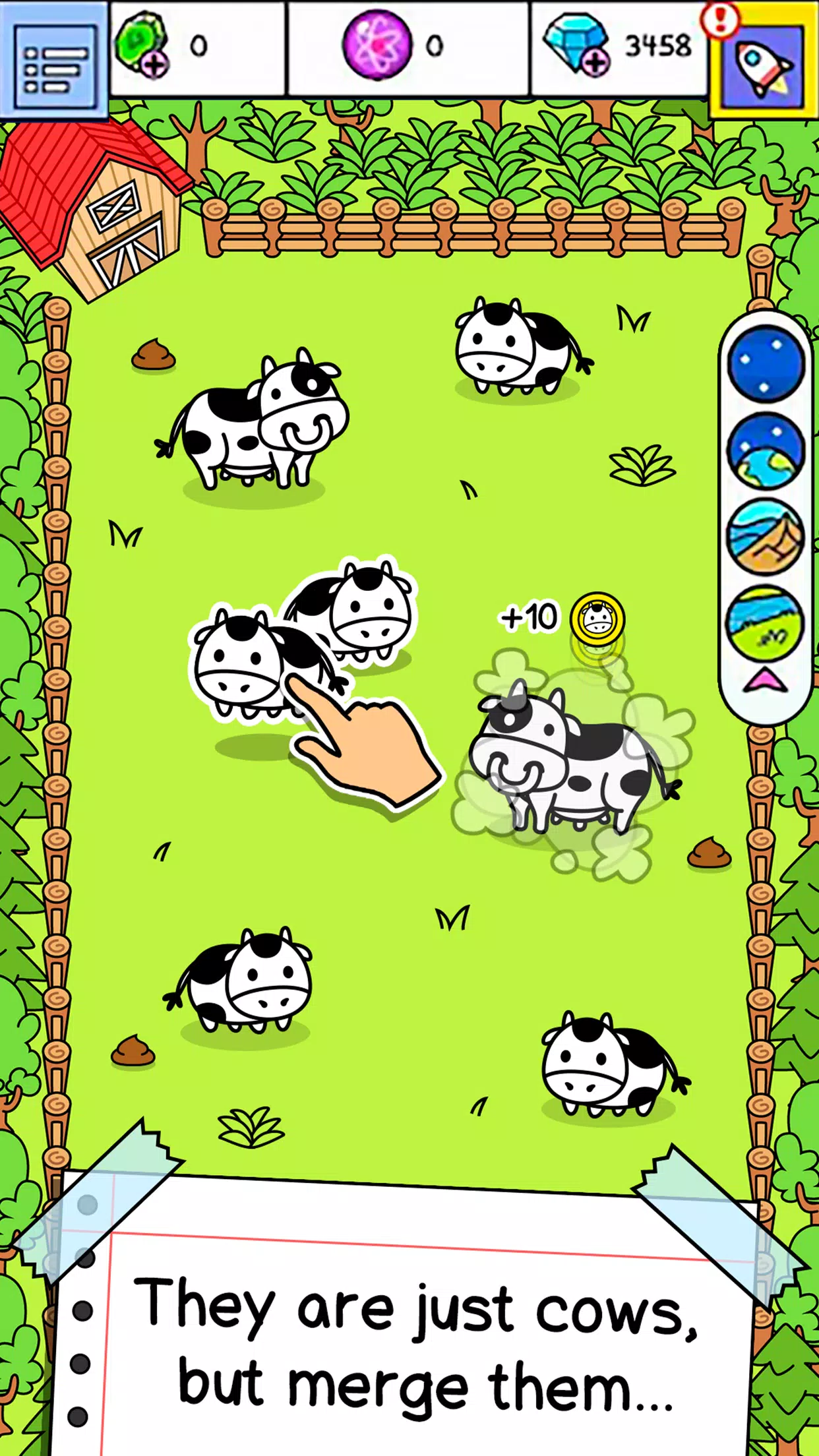 Cow Evolution: Juego de Vacas Captura de pantalla 0