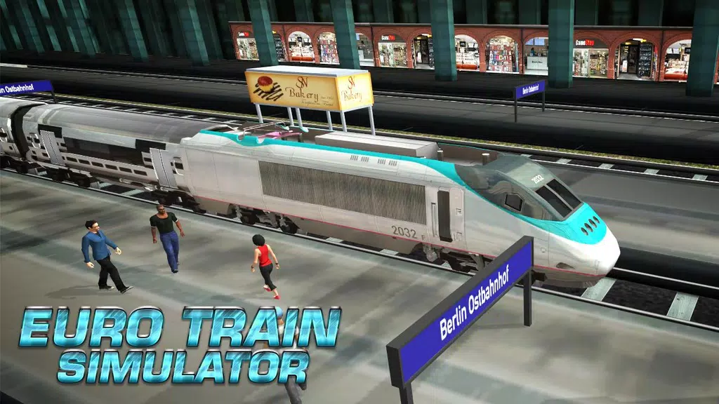 Euro Bullet Train Simulator Zrzut ekranu 0