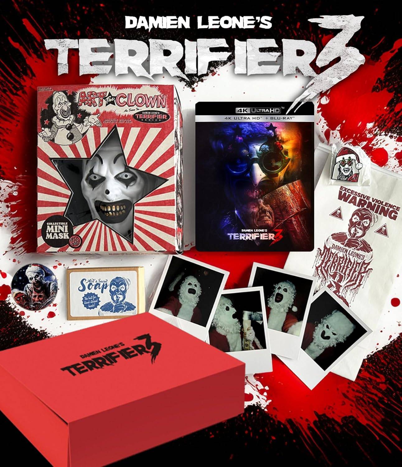 Terrifier 3 Preorder Live: SteelBook, Collector's Box disponibile