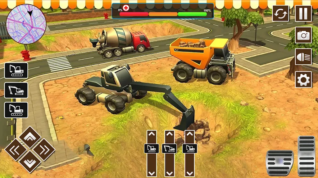 Construction Excavator Sim 3D 스크린샷 1