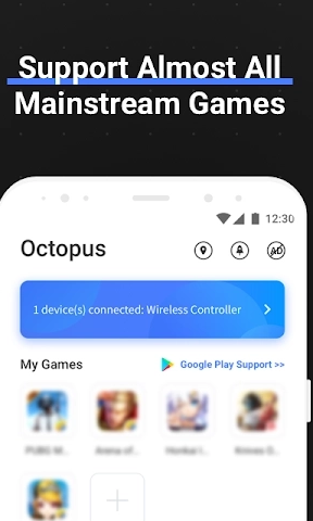 Octopus Gamepad Mouse Keyboard Keymapper Zrzut ekranu 0