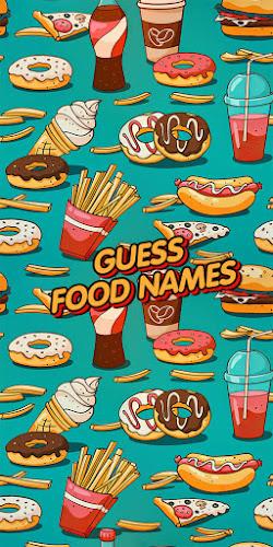 Guess food games Captura de tela 0