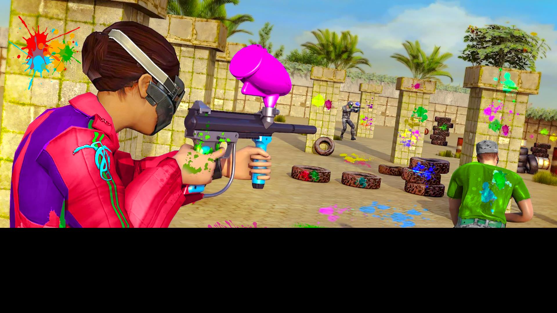 Paintball Shooting Game:3D War スクリーンショット 1