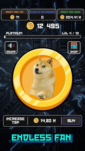 Crypto Clicker Doge Coin Idle Screenshot 2