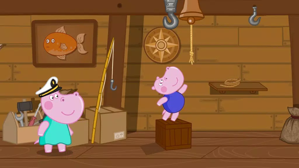 Hippo Adventures: Lighthouse ภาพหน้าจอ 1