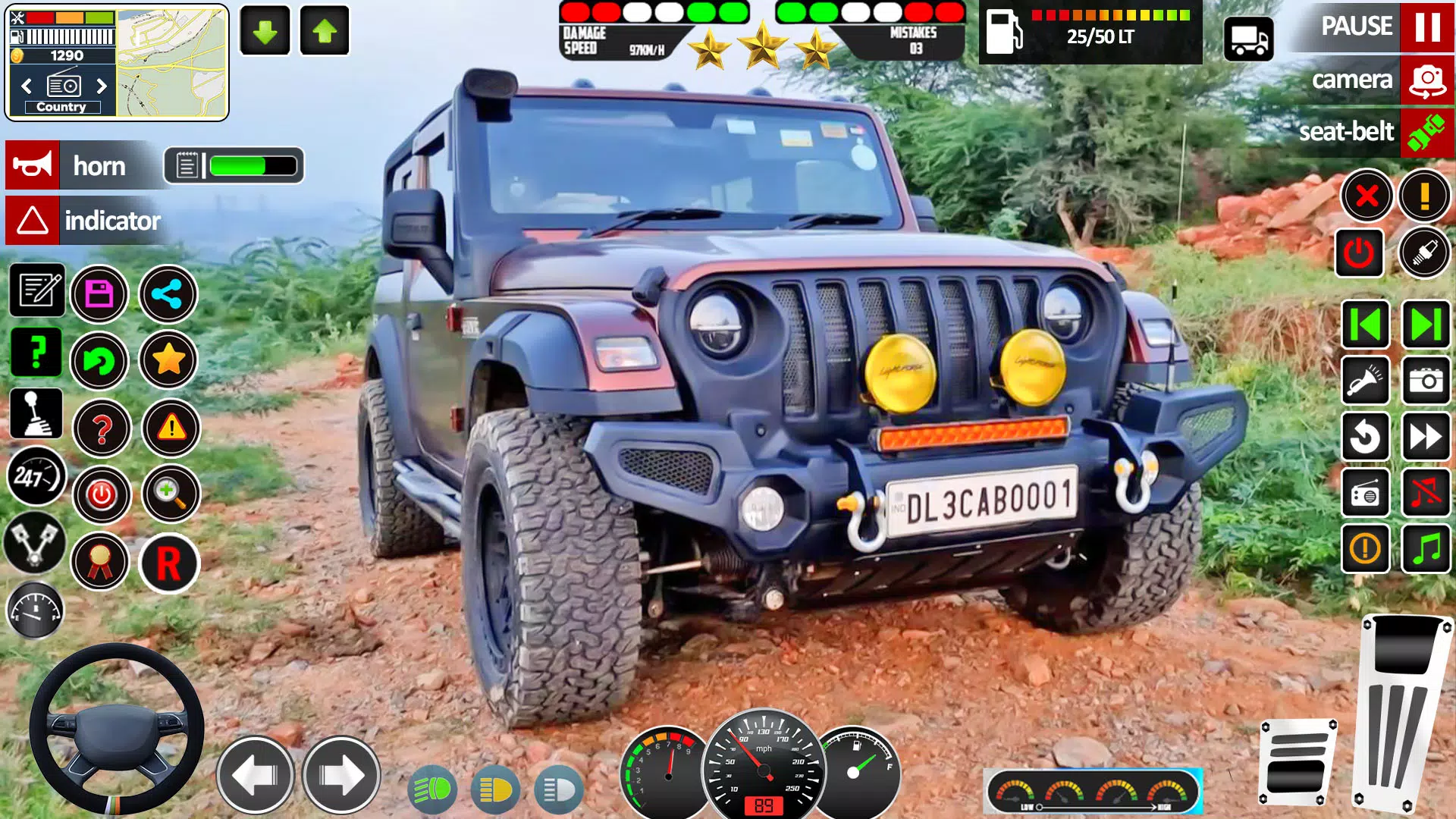 Offroad Jeep Game Simulator 3d Скриншот 1