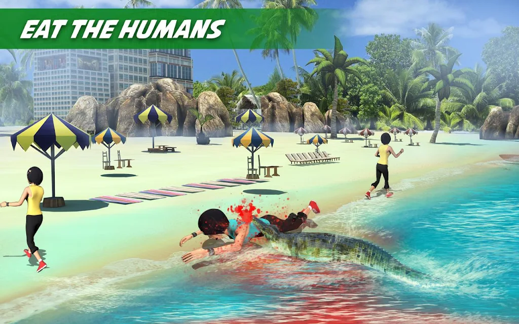 Crocodile Attack Animal Sim 스크린샷 2