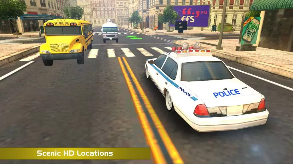 Police Car Sim Ảnh chụp màn hình 3