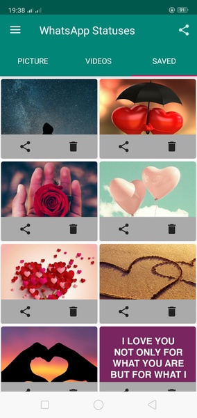 Schermata Status Saver for Whatsapp 2