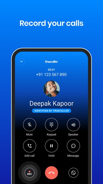 Schermata Truecaller: Caller ID & Spam Call Blocker 1