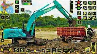 Road Construction Jcb games 3D ภาพหน้าจอ 1