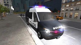 American Police Van Driving Ekran Görüntüsü 2