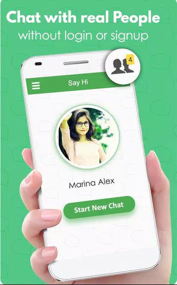 Say Hi - Meet People Online Скриншот 0
