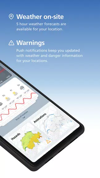 MeteoSwiss ဖန်သားပြင်ဓာတ်ပုံ 1