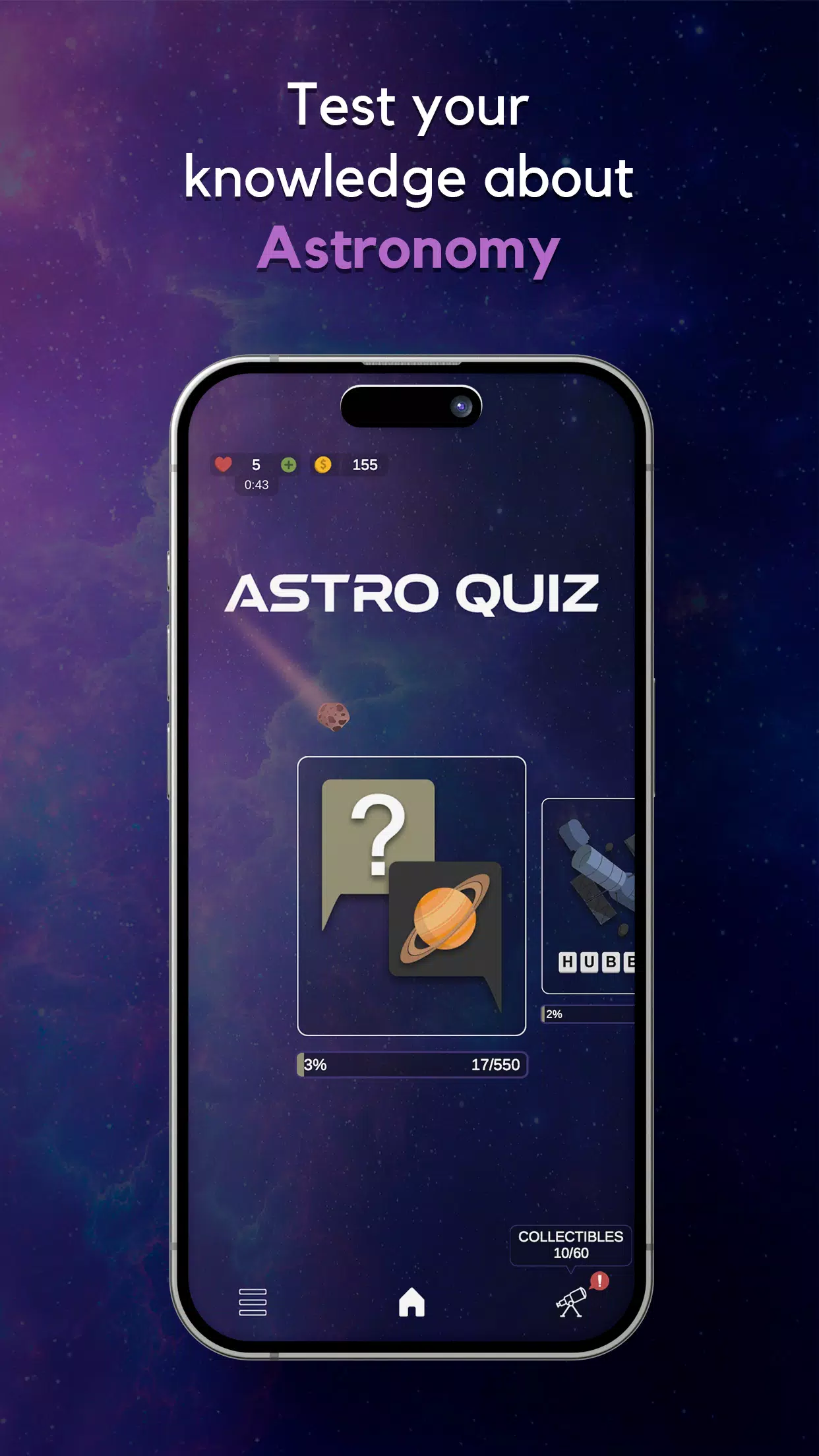 AstroQuiz - Learn Astronomy Capture d'écran 0