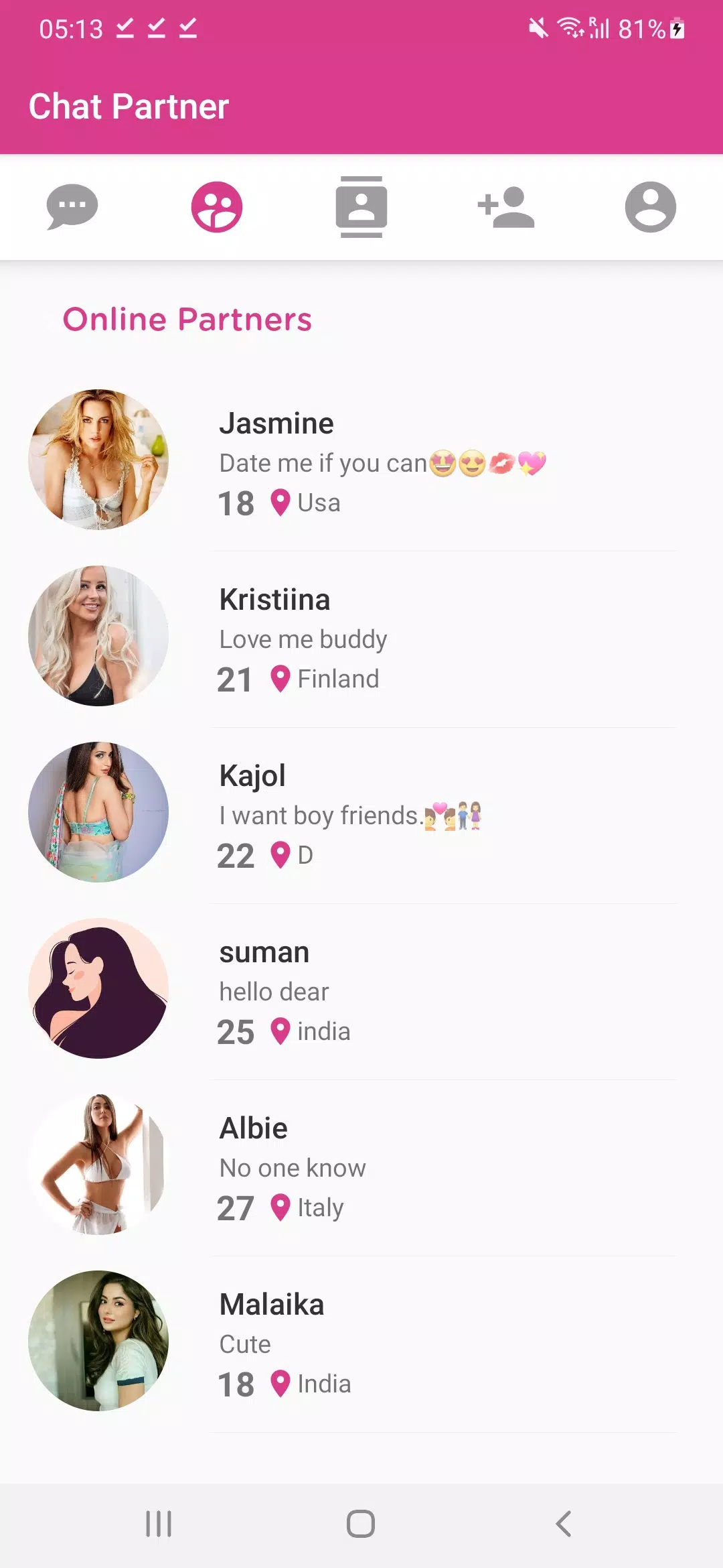 Chat Partner應用截圖第3張