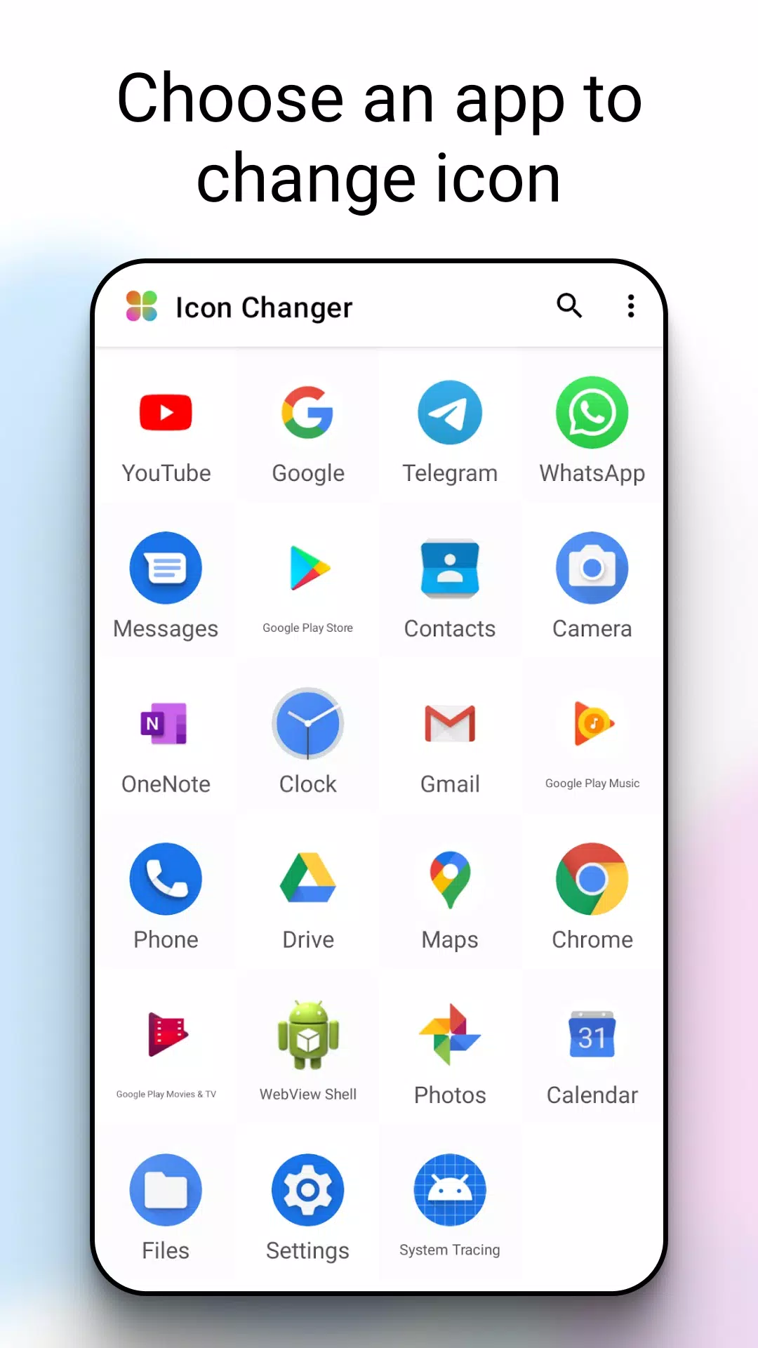 Icon Changer Ảnh chụp màn hình 1