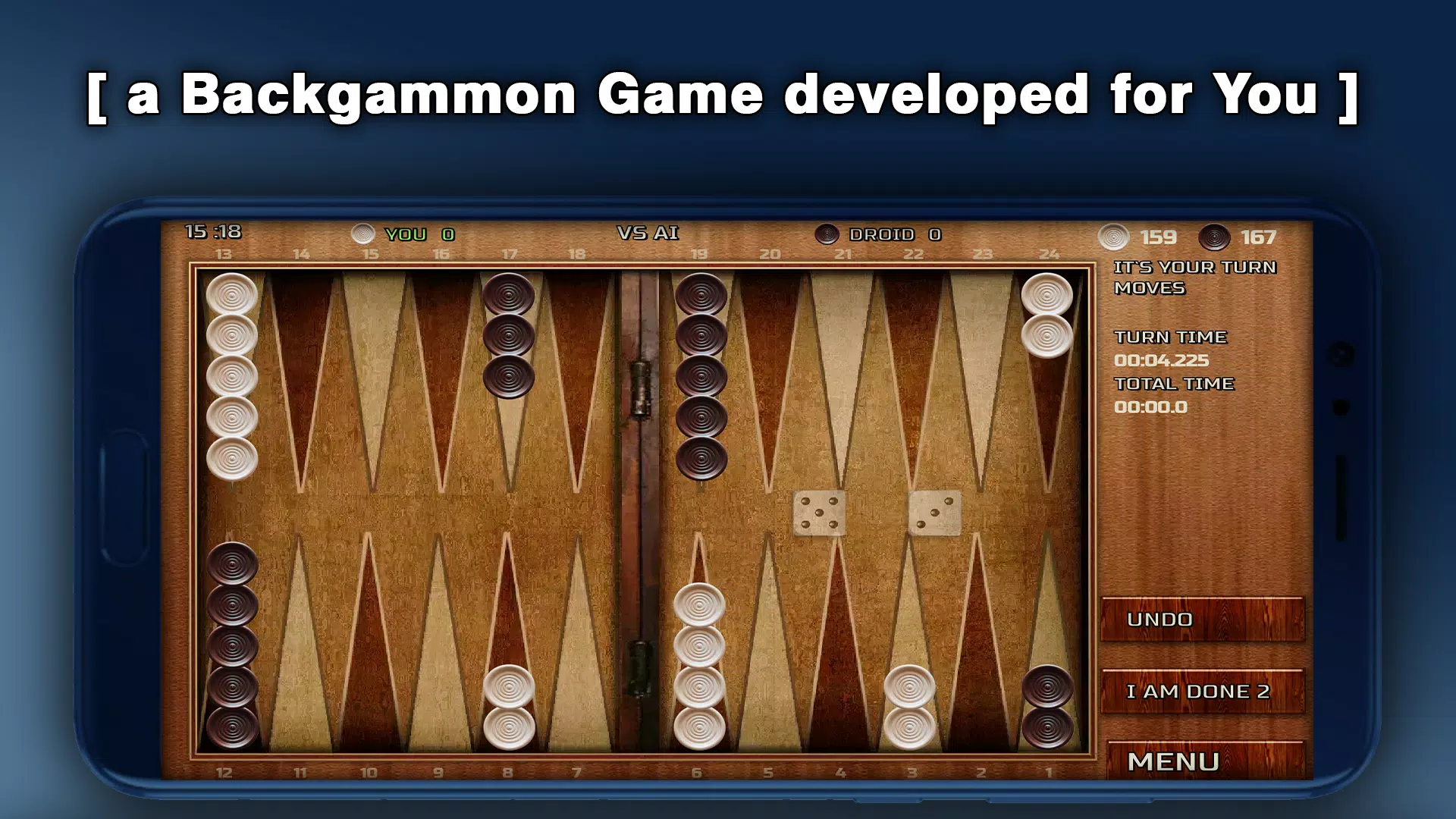 Backgammon - 18 Board Games Captura de pantalla 0