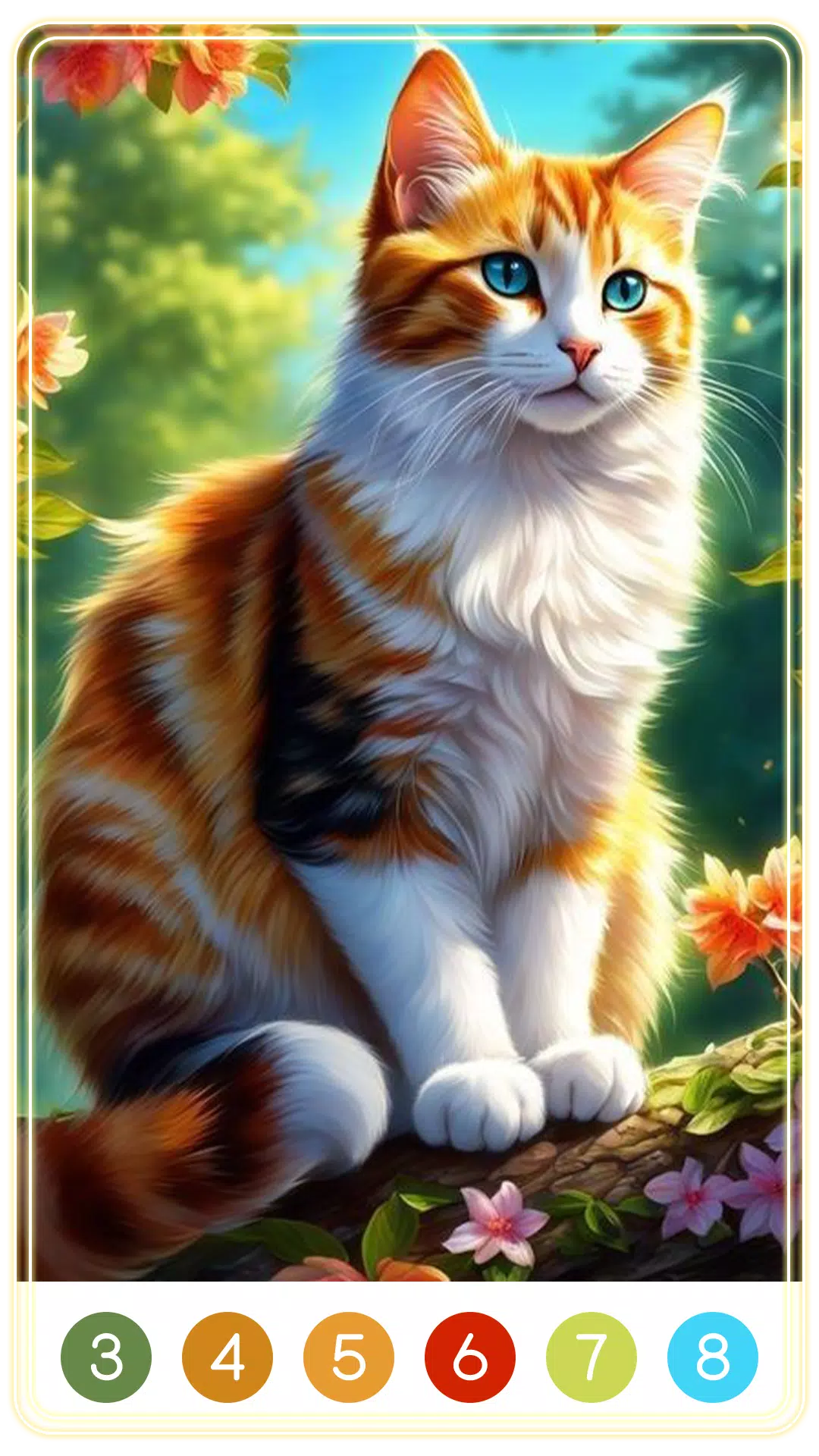 Cat Paint by Number Tangkapan skrin 0