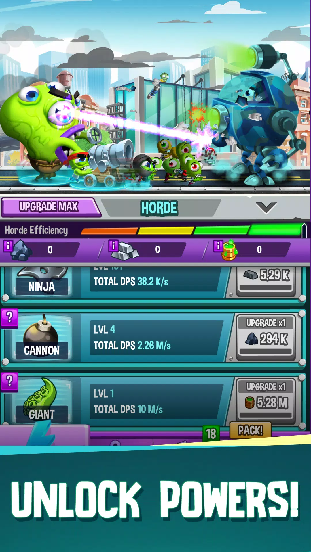 Idle Rush : Zombie Tsunami应用截图第1张