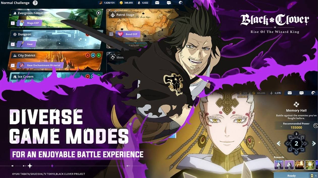 Black Clover M - Redeem Code Interface