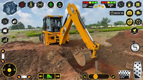 Snow Excavator Construction 3D Screenshot 0