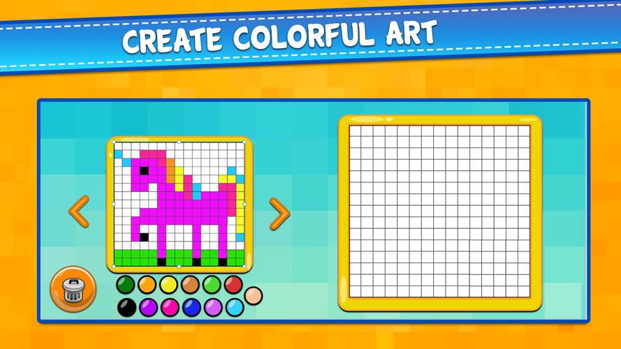 Pixel Art Coloring Games Ekran Görüntüsü 1