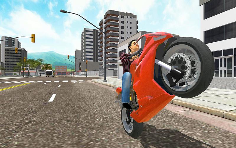 Motorbike Rush Drive Simulator Captura de tela 2