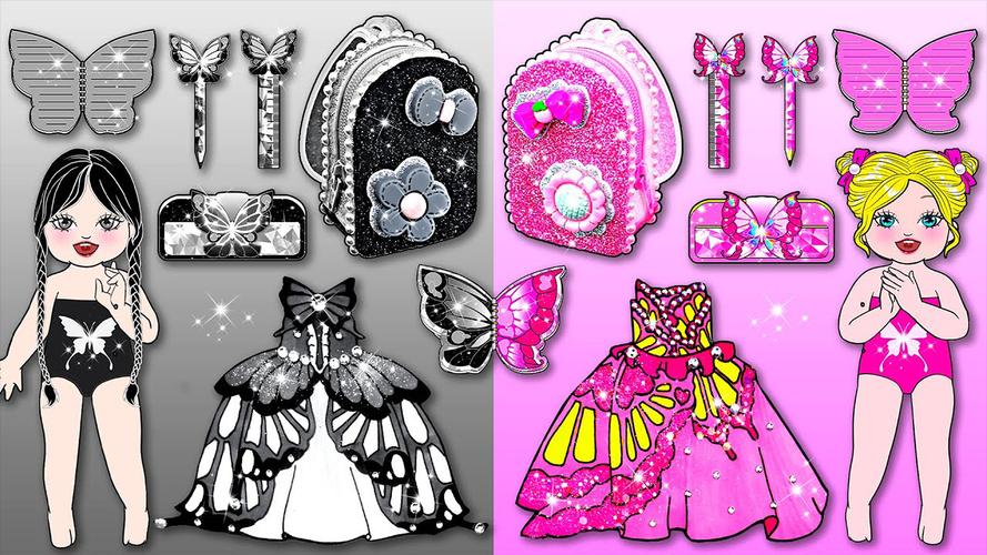 Paper Dolls Diary DIY Dress Up स्क्रीनशॉट 3