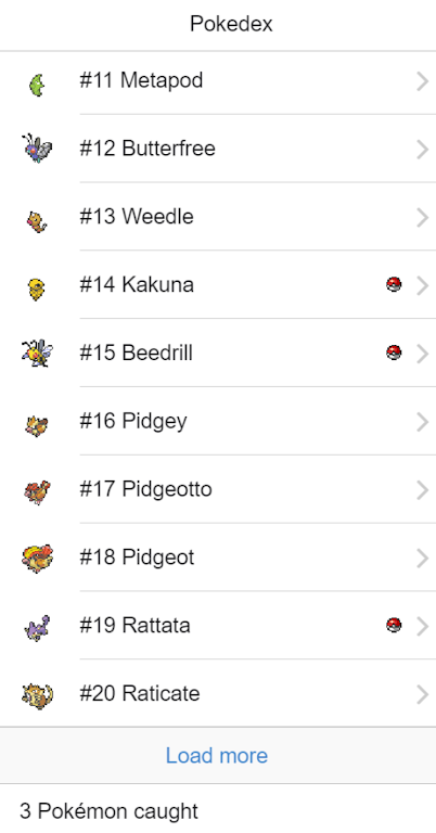 Schermata Pokedex Tracker 1