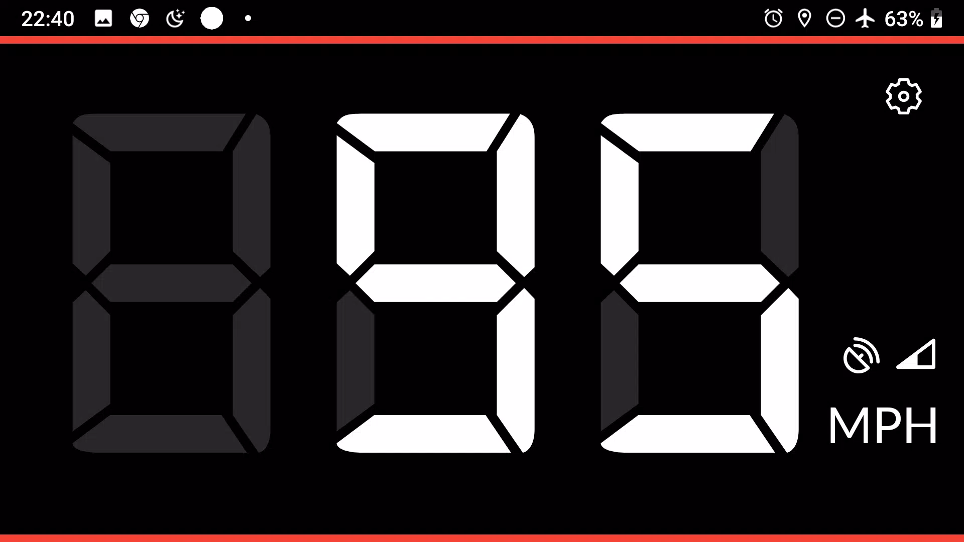 GPS Speedometer Tangkapan skrin 1