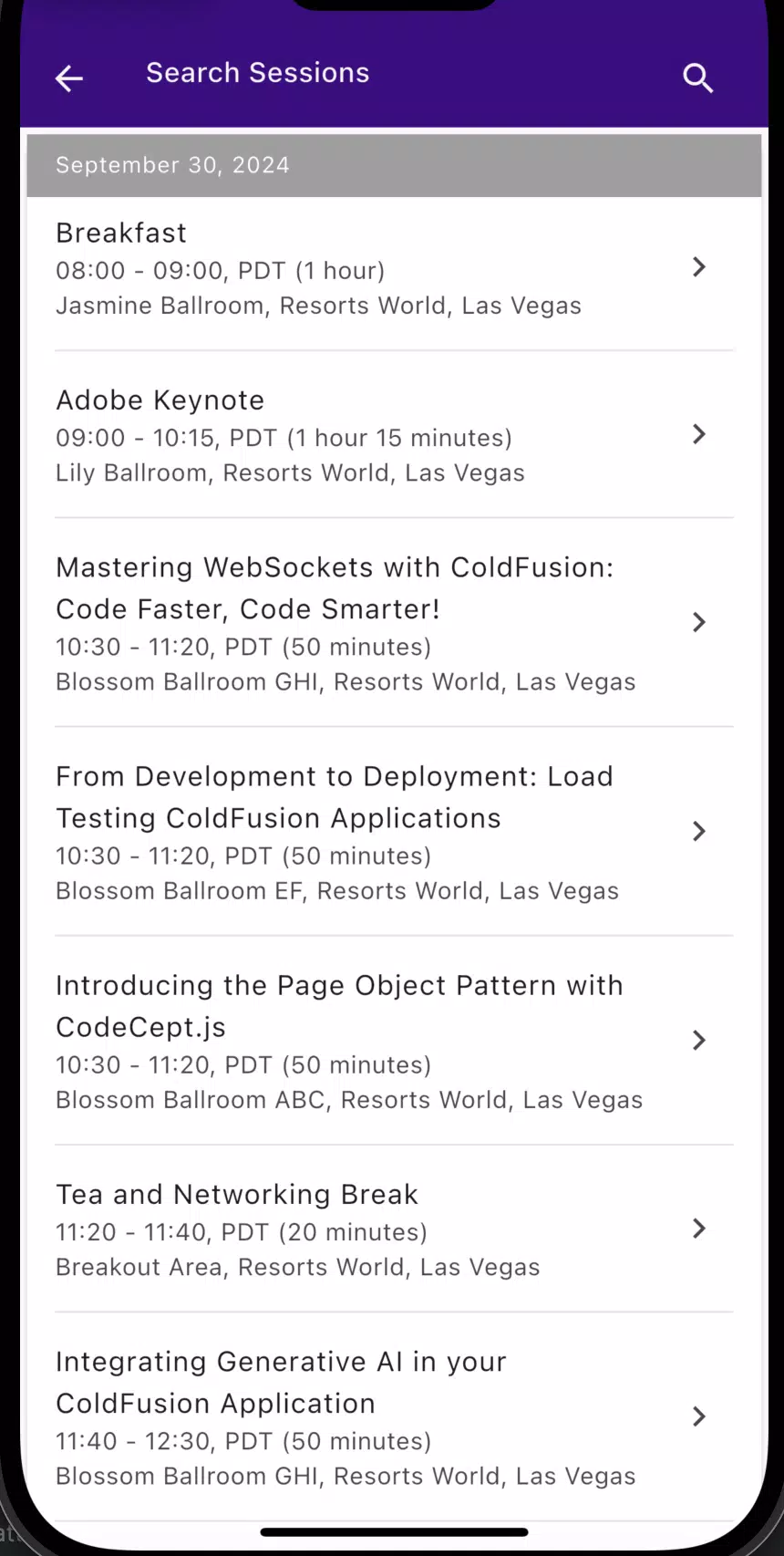 Adobe ColdFusion Summit 2024應用截圖第2張