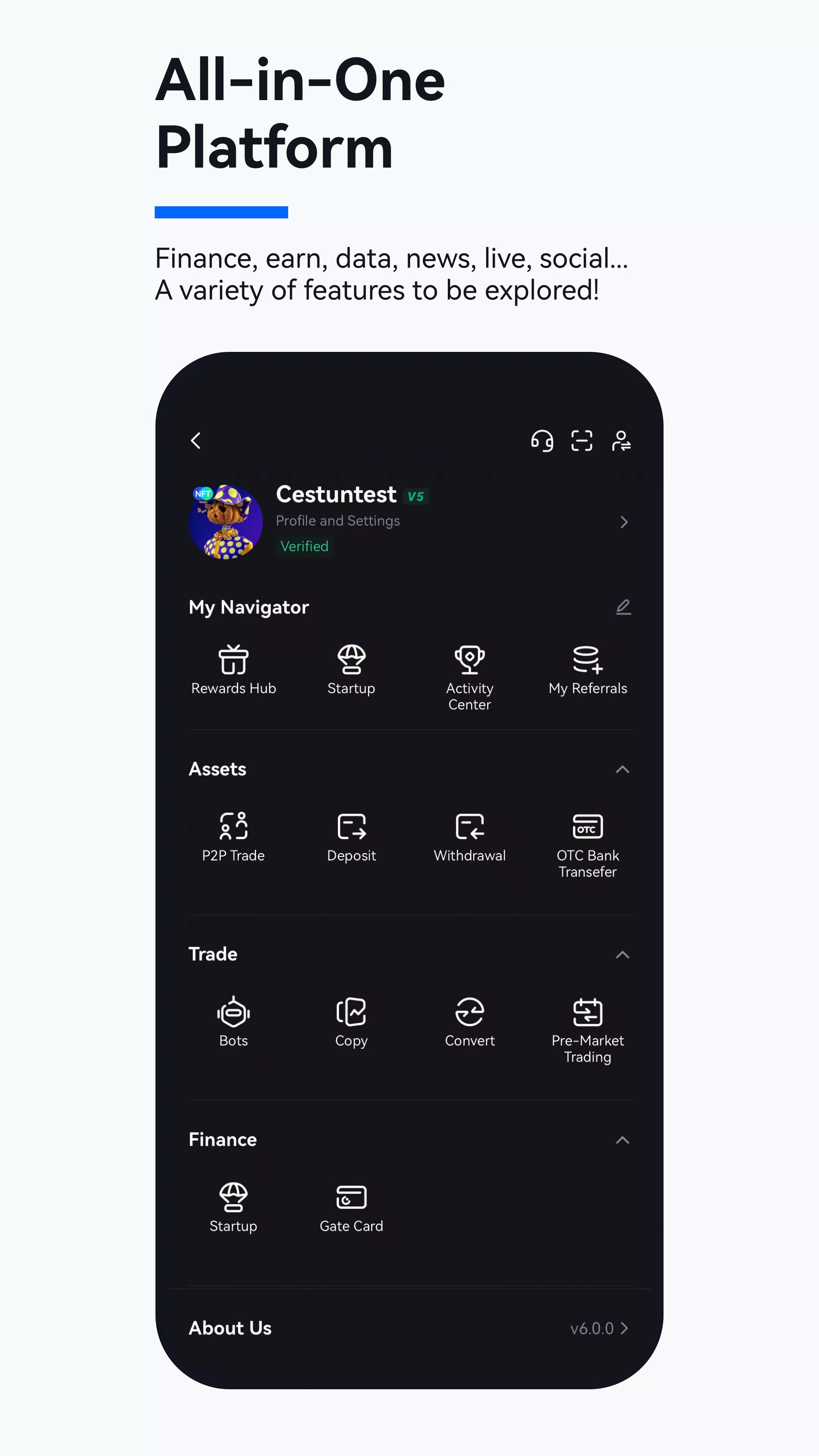 Gate.io - Bitcoin & Krypto Screenshot 3