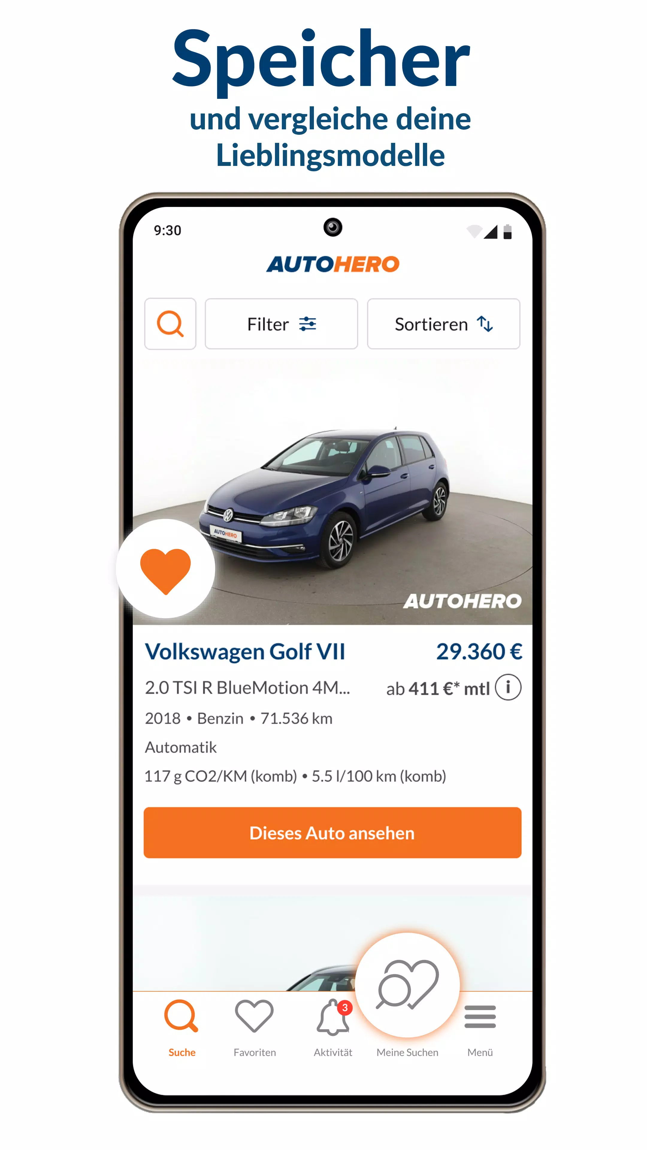 Autohero স্ক্রিনশট 3