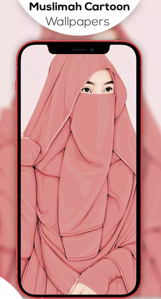 Muslimah Cartoon Wallpapers HD Zrzut ekranu 2