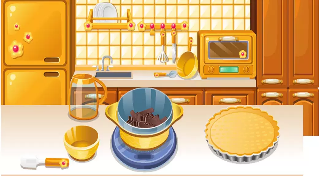 girls cooking games chocolate Ảnh chụp màn hình 3