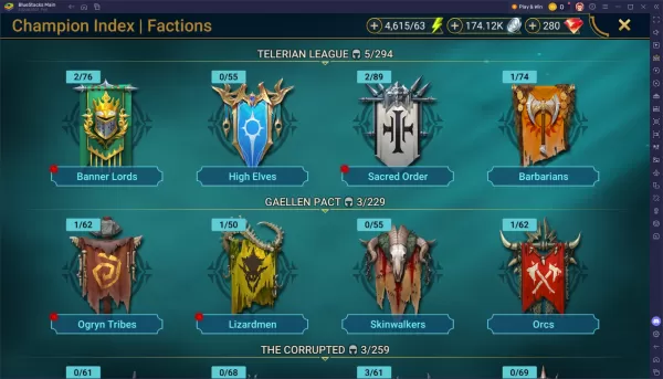 Meilleurs champions pour Faction Wars in Raid Shadow Legends (mis à jour pour 2025)