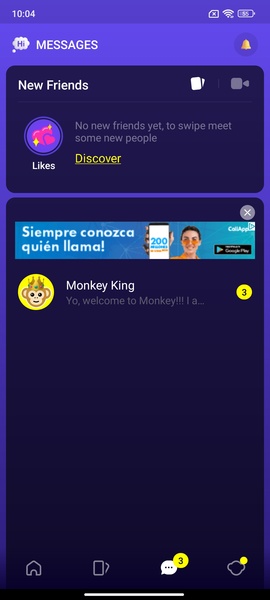 Monkey - random video chat Screenshot 2