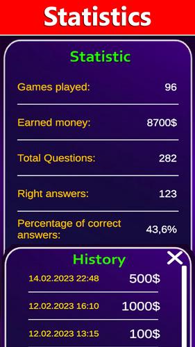 Millionaire - Quiz 2025 スクリーンショット 3
