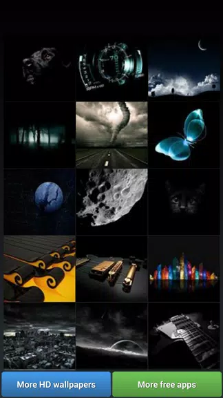 Black Theme HD Wallpapers Screenshot 0