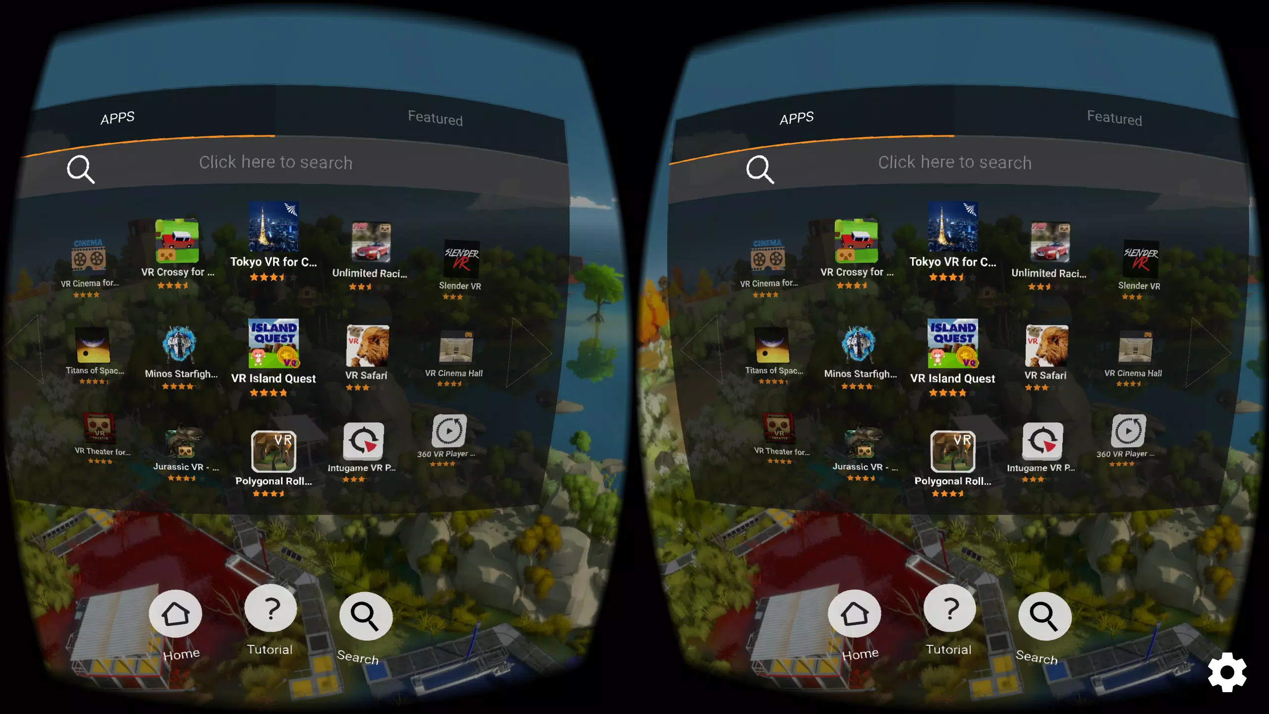 FD VR - Virtual App Launcher Schermafbeelding 0