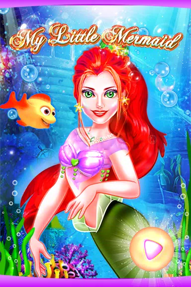 My Little Mermaid - Girls Game Ekran Görüntüsü 0