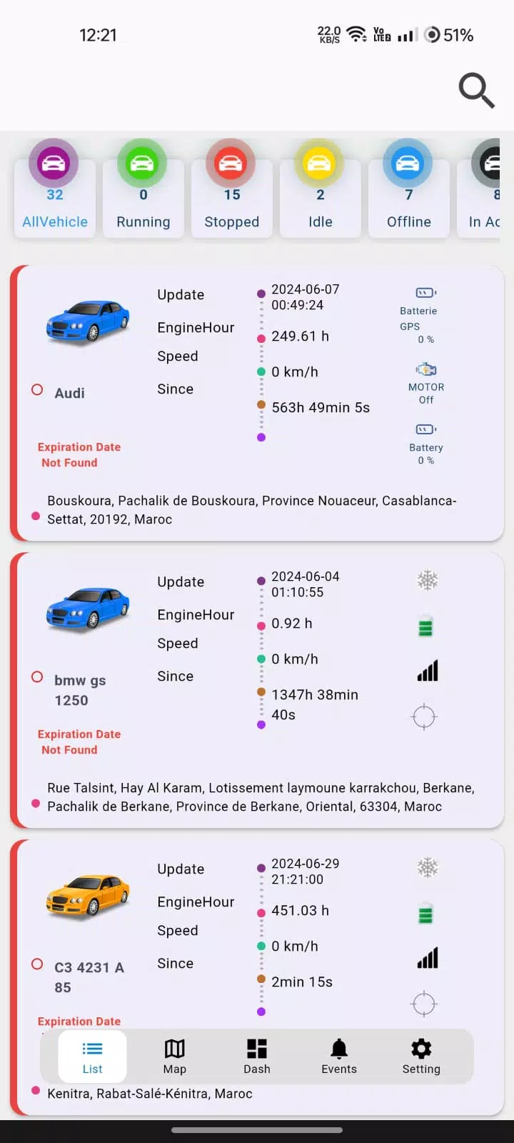 Zenata gps Capture d'écran 1