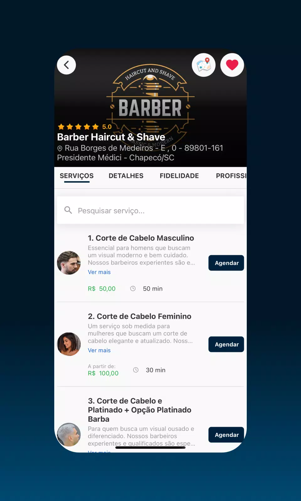 AppBarber: Cliente Capture d'écran 2