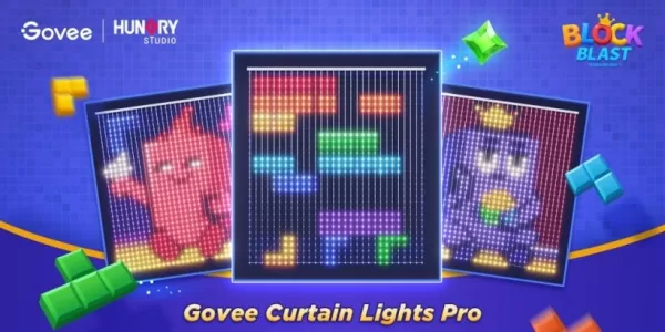 Block Blast! y Govee lanzan las Colorful Curtain Lights Pro