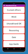 Uttarakhand General Knowledge Capture d'écran 2