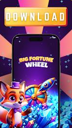 Big Fortune Wheel: Real Prizes Zrzut ekranu 0