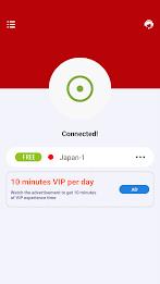 VPN Japan - JP VPN Proxy Ảnh chụp màn hình 2