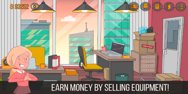 Bitcoin miner: Idle Simulator 스크린샷 1